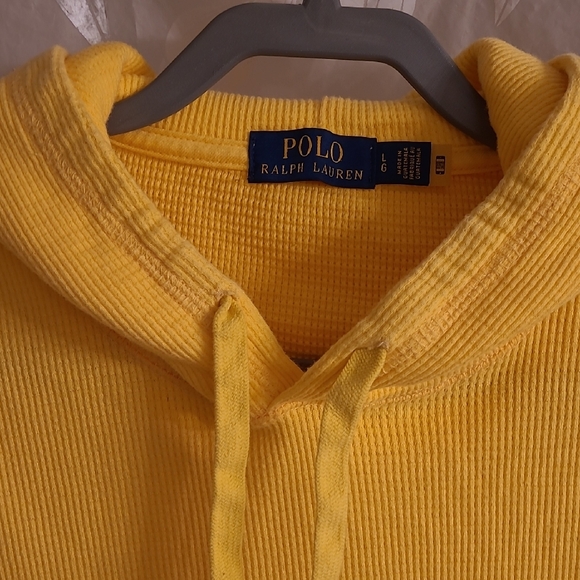 Ralph Lauren Polo Yellow Hoodie - Picture 2 of 5